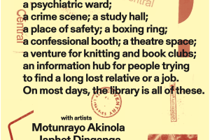 Japhet Dinganga, Motunrayo Akinola, and Jessie Tam …the library is all of these, curated by Lucy Grubb, Audio Guide